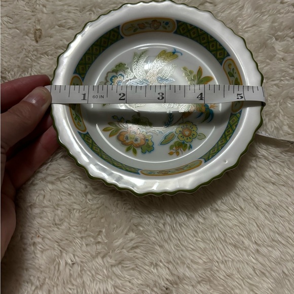 Vintage Sango One World Jade Garden Dessert Bowls - Picture 2 of 3